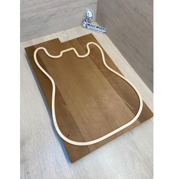 Ольха Печёная 180 гр заготовка корпуса Радиал АА 41х164х515-475 мм, 2 шт,437 кг/м3 Ольха Печёная 180 гр заготовка корпуса Радиал АА 41х164х515-475 мм, 2 шт,437 кг/м3-0