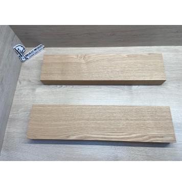 Ясень Дальневосточный Лёгкий заготовка корпуса гитары со сквозным грифом Радиал А 49х135х550-545 мм, 2 шт, 524 кг/м3-0