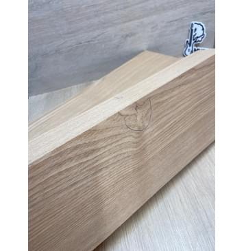 Ясень Дальневосточный Лёгкий заготовка корпуса гитары со сквозным грифом Радиал А 49х135х550-545 мм, 2 шт, 524 кг/м3-5