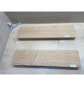 Ясень Дальневосточный Лёгкий заготовка корпуса гитары со сквозным грифом Радиал А 49х135х550-545 мм, 2 шт, 524 кг/м3-6