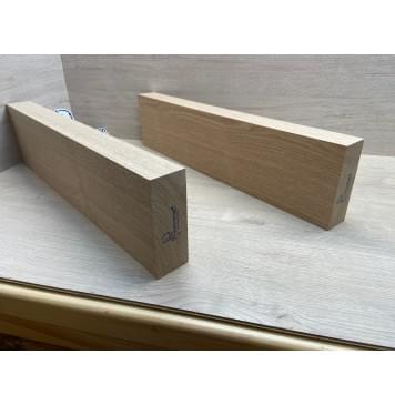 Ясень Дальневосточный Лёгкий заготовка корпуса гитары со сквозным грифом Радиал А 49х135х550-545 мм, 2 шт, 524 кг/м3-11