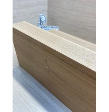 Ясень Дальневосточный Лёгкий заготовка корпуса гитары со сквозным грифом Тангент А 47х150-145х565-525 мм, 2 шт, 522 кг/м3 (уценка - сучок)-2