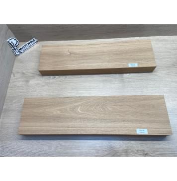 Ясень Дальневосточный Лёгкий заготовка корпуса гитары со сквозным грифом Тангент А 47х150-145х565-525 мм, 2 шт, 522 кг/м3 (уценка - сучок)-4