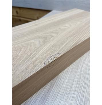 Ясень Дальневосточный Лёгкий заготовка корпуса гитары со сквозным грифом Тангент А 47х150-145х565-525 мм, 2 шт, 522 кг/м3 (уценка - сучок)-5