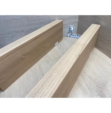 Ясень Дальневосточный Лёгкий заготовка корпуса гитары со сквозным грифом Тангент А 47х150-145х565-525 мм, 2 шт, 522 кг/м3 (уценка - сучок)-8