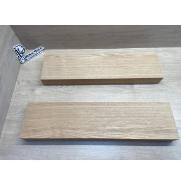 Ясень Дальневосточный Лёгкий заготовка корпуса гитары со сквозным грифом Радиал АА 49х137х555-525 мм, 2 шт, 514 кг/м3-8