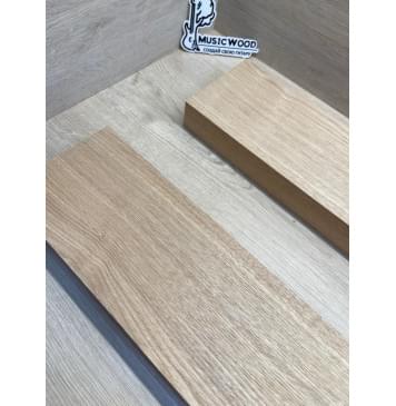 Ясень Дальневосточный Лёгкий заготовка корпуса гитары со сквозным грифом Радиал АА 49х137х555-525 мм, 2 шт, 514 кг/м3-9