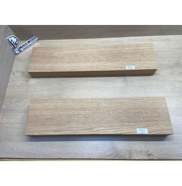 Ясень Дальневосточный Лёгкий заготовка корпуса гитары со сквозным грифом Радиал АА 49х137х555-525 мм, 2 шт, 514 кг/м3-3