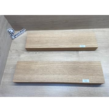 Ясень Дальневосточный Лёгкий заготовка корпуса гитары со сквозным грифом Радиал АА 49х137х555-525 мм, 2 шт, 514 кг/м3-5