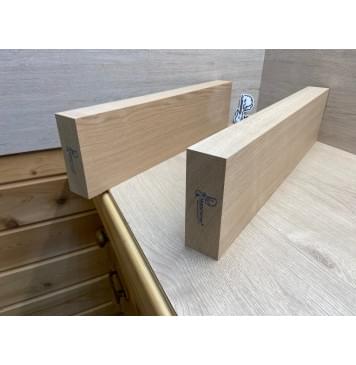 Ясень Дальневосточный Лёгкий заготовка корпуса гитары со сквозным грифом Радиал АА 49х137х555-525 мм, 2 шт, 514 кг/м3-6