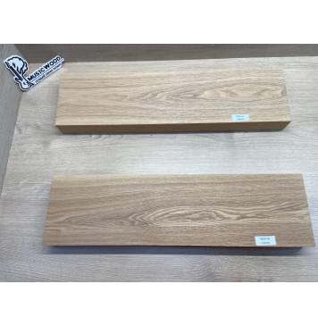 Ясень Дальневосточный Лёгкий заготовка корпуса гитары со сквозным грифом Тангент АА 46х144х540-525 мм, 2 шт, 559 кг/м3-3