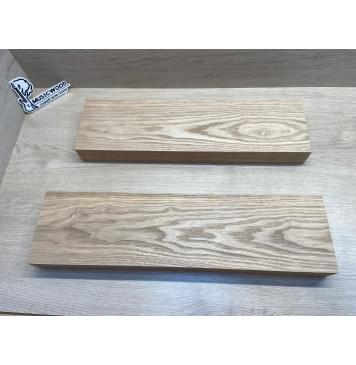 Ясень Дальневосточный Лёгкий заготовка корпуса гитары со сквозным грифом Тангент АА 50,5х147х560-520 мм, 2 шт, 547 кг/м3 (уценка - сучки)-10