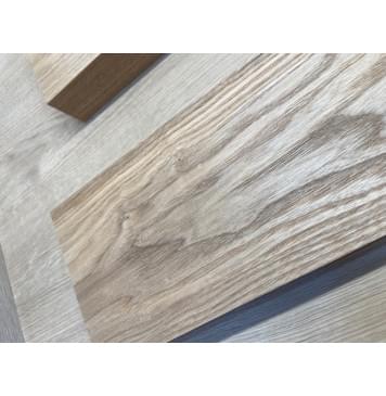 Ясень Дальневосточный Лёгкий заготовка корпуса гитары со сквозным грифом Тангент АА 50,5х147х560-520 мм, 2 шт, 547 кг/м3 (уценка - сучки)-1