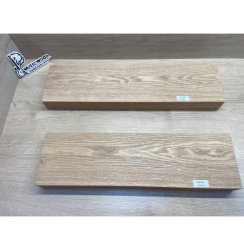 Ясень Дальневосточный Лёгкий заготовка корпуса гитары со сквозным грифом Тангент АА 50,5х147х560-520 мм, 2 шт, 547 кг/м3 (уценка - сучки)-5