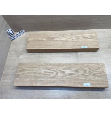 Ясень Дальневосточный Лёгкий заготовка корпуса гитары со сквозным грифом Тангент АА 50,5х147х560-520 мм, 2 шт, 547 кг/м3 (уценка - сучки)-7