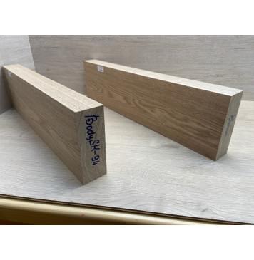 Ясень Дальневосточный Лёгкий заготовка корпуса гитары со сквозным грифом Тангент АА 50,5х147х560-520 мм, 2 шт, 547 кг/м3 (уценка - сучки)-9