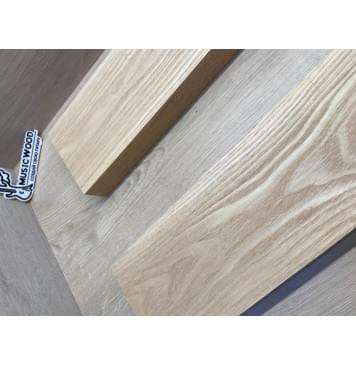 Ясень Дальневосточный Лёгкий заготовка корпуса гитары со сквозным грифом Тангент АА 49х135х550-525 мм, 2 шт, 594 кг/м3-1