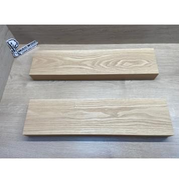 Ясень Дальневосточный Лёгкий заготовка корпуса гитары со сквозным грифом Тангент АА 49х135х550-525 мм, 2 шт, 594 кг/м3-8