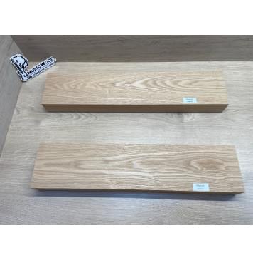 Ясень Дальневосточный Лёгкий заготовка корпуса гитары со сквозным грифом Тангент АА 48х119х55-525 мм, 2 шт, 454 кг/м3-3