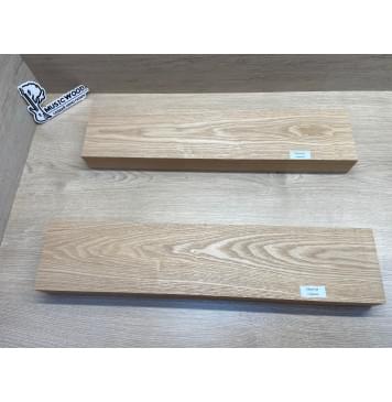 Ясень Дальневосточный Лёгкий заготовка корпуса гитары со сквозным грифом Тангент АА 48х119х55-525 мм, 2 шт, 454 кг/м3-5