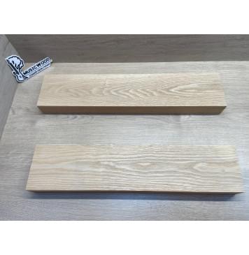 Ясень Дальневосточный Лёгкий заготовка корпуса гитары со сквозным грифом Тангент АА 48х119х55-525 мм, 2 шт, 454 кг/м3-0