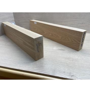 Ясень Дальневосточный Лёгкий заготовка корпуса гитары со сквозным грифом Тангент АА 48х119х55-525 мм, 2 шт, 454 кг/м3-8