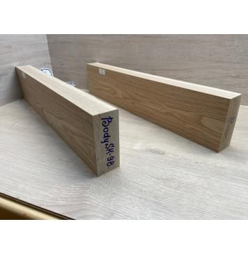 Ясень Дальневосточный Лёгкий заготовка корпуса гитары со сквозным грифом Тангент А 48х1117х560-555 мм, 2 шт, 463 кг/м3-12