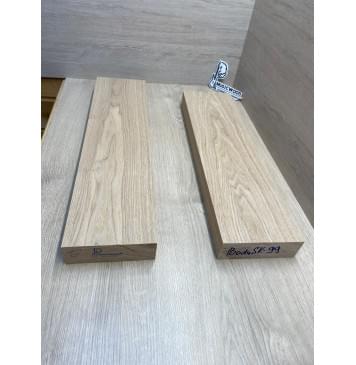 Ясень Дальневосточный Лёгкий заготовка корпуса гитары со сквозным грифом Радиал АА 49,5х145х585-535 мм, 2 шт, 550 кг/м3-2