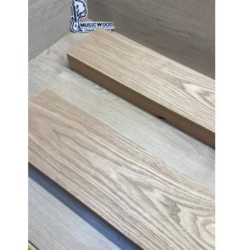 Ясень Дальневосточный Лёгкий заготовка корпуса гитары со сквозным грифом Радиал АА 49,5х145х585-535 мм, 2 шт, 550 кг/м3-5