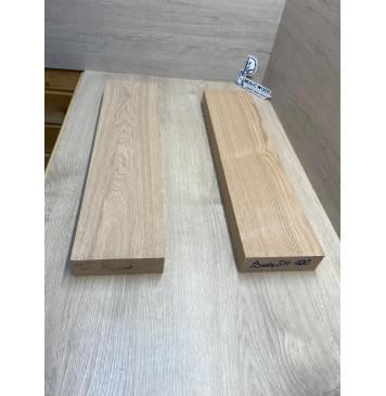 Ясень Дальневосточный Лёгкий заготовка корпуса гитары со сквозным грифом Смешанный АА 45х136х555 мм, 2 шт, 508 кг/м3-3