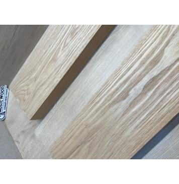 Ясень Дальневосточный Лёгкий заготовка корпуса гитары со сквозным грифом Тангент АА 48,5х146х545-535 мм, 2 шт, 576 кг/м3-1