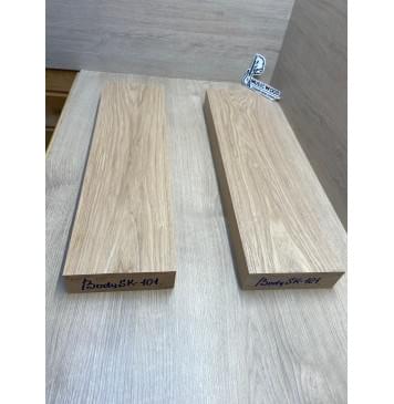 Ясень Дальневосточный Лёгкий заготовка корпуса гитары со сквозным грифом Тангент АА 48,5х146х545-535 мм, 2 шт, 576 кг/м3-2