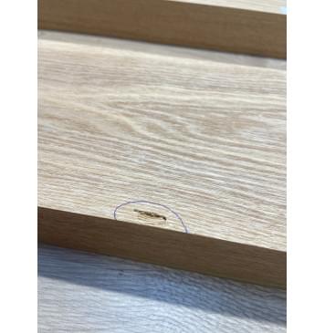 Ясень Дальневосточный Лёгкий заготовка корпуса гитары со сквозным грифом Тангент АА 48,5х146х545-535 мм, 2 шт, 576 кг/м3-5