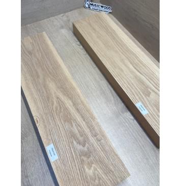 Ясень Дальневосточный Лёгкий заготовка корпуса гитары со сквозным грифом Тангент АА 48,5х146х545-535 мм, 2 шт, 576 кг/м3-6