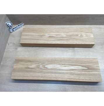 Ясень Дальневосточный Лёгкий заготовка корпуса гитары со сквозным грифом Тангент ААА 51х146х545 мм, 2 шт, 587 кг/м3-0