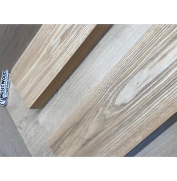 Ясень Дальневосточный Лёгкий заготовка корпуса гитары со сквозным грифом Тангент ААА 51х146х545 мм, 2 шт, 587 кг/м3-1