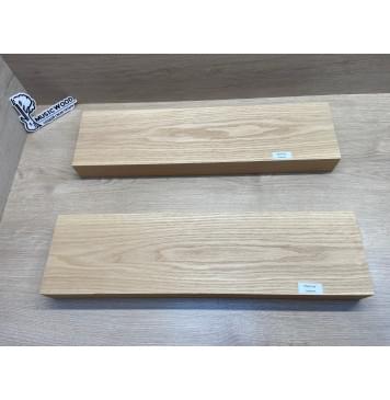 Ясень Дальневосточный Лёгкий заготовка корпуса гитары со сквозным грифом Тангент ААА 51х146х545 мм, 2 шт, 587 кг/м3-7