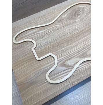 Ясень Дальневосточный Лёгкий заготовка корпуса Тангент А 45х184х560-530 мм, 2 шт, 588 кг/м3-13