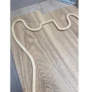 Ясень Дальневосточный Лёгкий заготовка корпуса Тангент АА 51х175х510-475 мм, 2 шт, 561 кг/м3 (уценка - сучки)-13