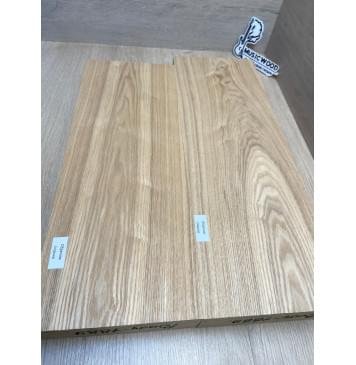 Ясень Дальневосточный Лёгкий заготовка корпуса Тангент АА 51х175х510-475 мм, 2 шт, 561 кг/м3 (уценка - сучки)-2