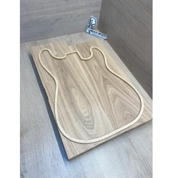 Ясень Дальневосточный заготовка корпуса Тангент АА 50х172х510-465 мм, 2 шт, 603 кг/м3-0