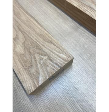 Ясень Дальневосточный Лёгкий заготовка корпуса гитары со сквозным грифом Тангент АА 48х124х515-440 мм, 2 шт, 530 кг/м3 (уценка - сучки)-4