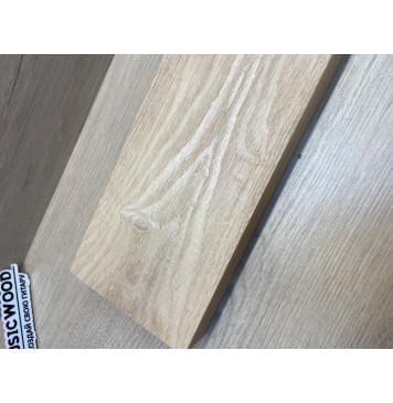 Ясень Дальневосточный Лёгкий заготовка корпуса гитары со сквозным грифом Тангент АА 48х124х515-440 мм, 2 шт, 530 кг/м3 (уценка - сучки)-7