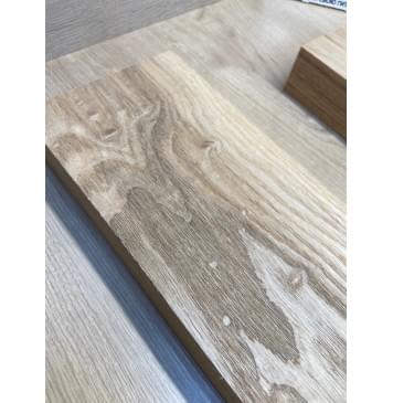 Ясень Дальневосточный Лёгкий заготовка корпуса гитары со сквозным грифом Тангент А 48х124х510-455 мм, 2 шт, 533 кг/м3 (уценка - сучки)-1