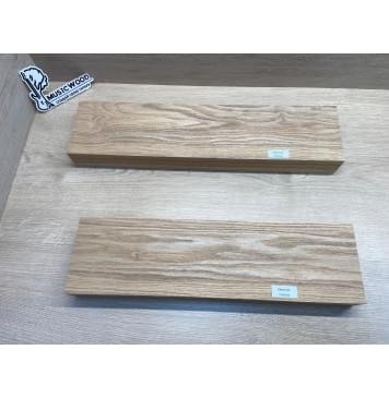 Ясень Дальневосточный Лёгкий заготовка корпуса гитары со сквозным грифом Тангент А 48х124х510-455 мм, 2 шт, 533 кг/м3 (уценка - сучки)-5