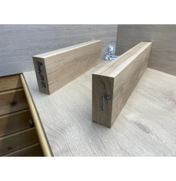 Ясень Дальневосточный Лёгкий заготовка корпуса гитары со сквозным грифом Тангент А 48х124х510-455 мм, 2 шт, 533 кг/м3 (уценка - сучки)-12