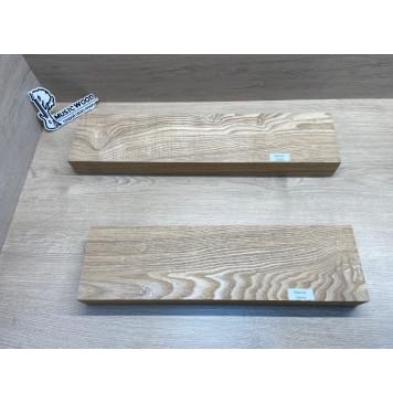 Ясень Дальневосточный Лёгкий заготовка корпуса гитары со сквозным грифом Смешанный А 47,5х123х530-450 мм, 2 шт, 522 кг/м3-5