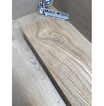 Ясень Дальневосточный Лёгкий заготовка корпуса гитары со сквозным грифом Смешанный А 47,5х123х530-450 мм, 2 шт, 522 кг/м3-6