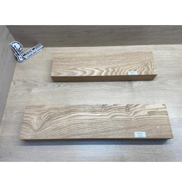 Ясень Дальневосточный Лёгкий заготовка корпуса гитары со сквозным грифом Смешанный А 47,5х123х530-450 мм, 2 шт, 522 кг/м3-9