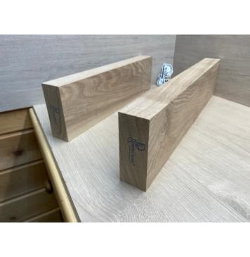 Ясень Дальневосточный Лёгкий заготовка корпуса гитары со сквозным грифом Смешанный А 47,5х123х530-450 мм, 2 шт, 522 кг/м3-13